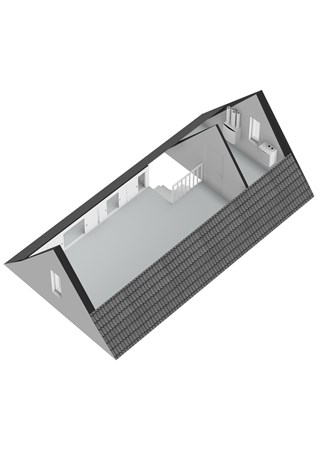 Plattegrond - Op de Knip 213, 6467 HB Kerkrade - Op de Knip 213 Kerkrade - Zolder 3D.jpg